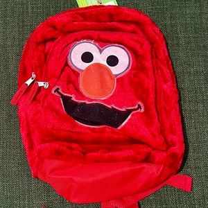 Elmo furry backpack for toddlers or little kids.